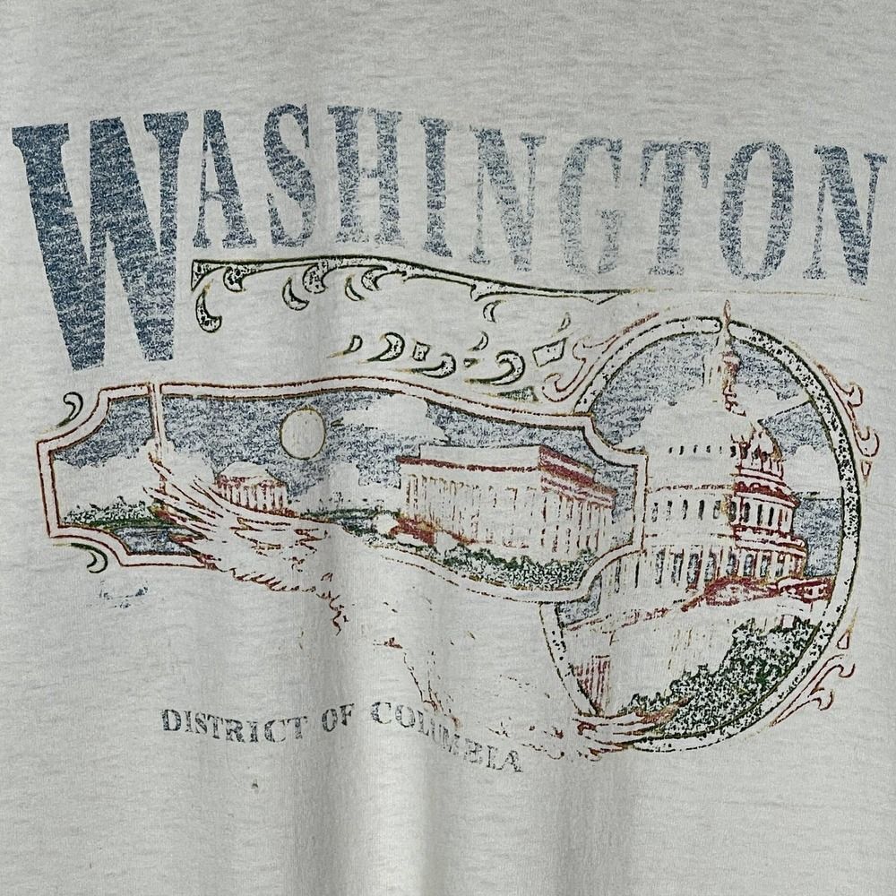 Vintage USA‎ Washington District of Columbia Single Stitch T-Shirt